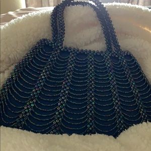 Hand made beaded small bag